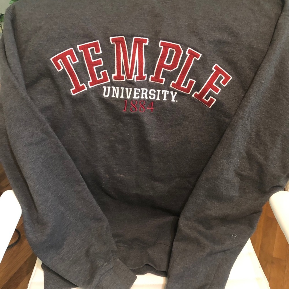 GRAY TEMPLE UNIVERSITY SWEATSHIRT